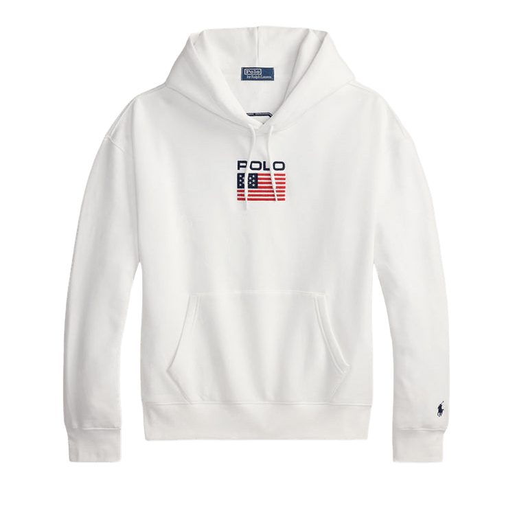 Polo Ralph Lauren Long-Sleeve Sport Fleece Hoodie 'White'