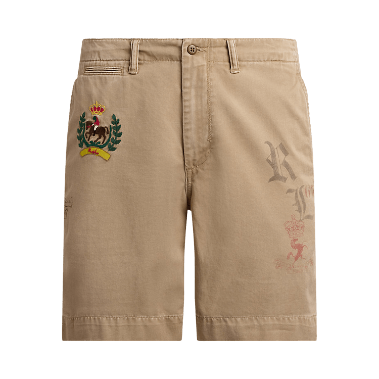 Polo Ralph Lauren Bedford Twill GI Short 'Khaki Hill W/ Prints'