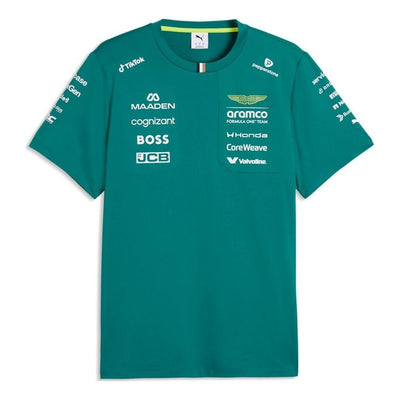 PUMA x Aston Martin Aramco F1 Team Replica T-Shirt 'Green Lux'