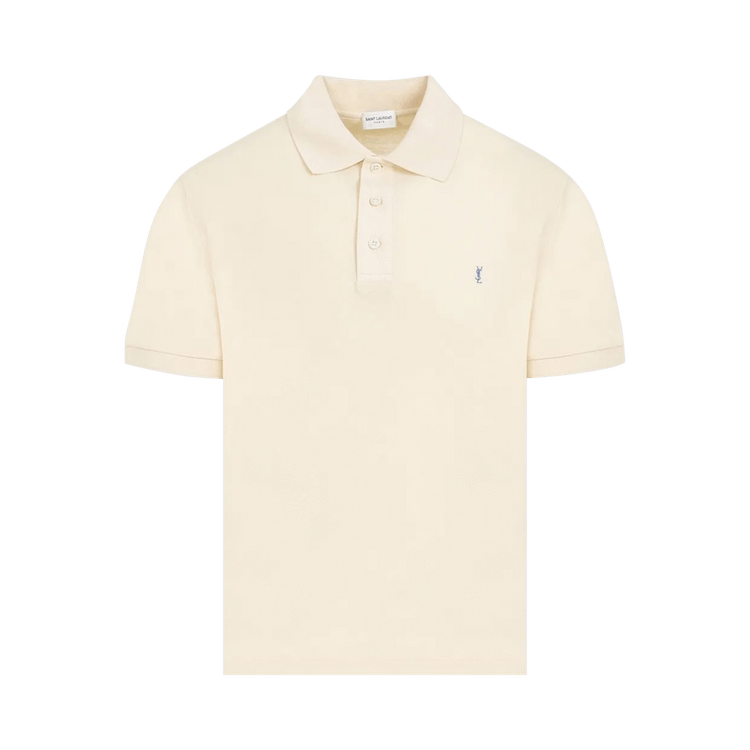 Saint Laurent Polo Shirt 'Jaune/Bleu'