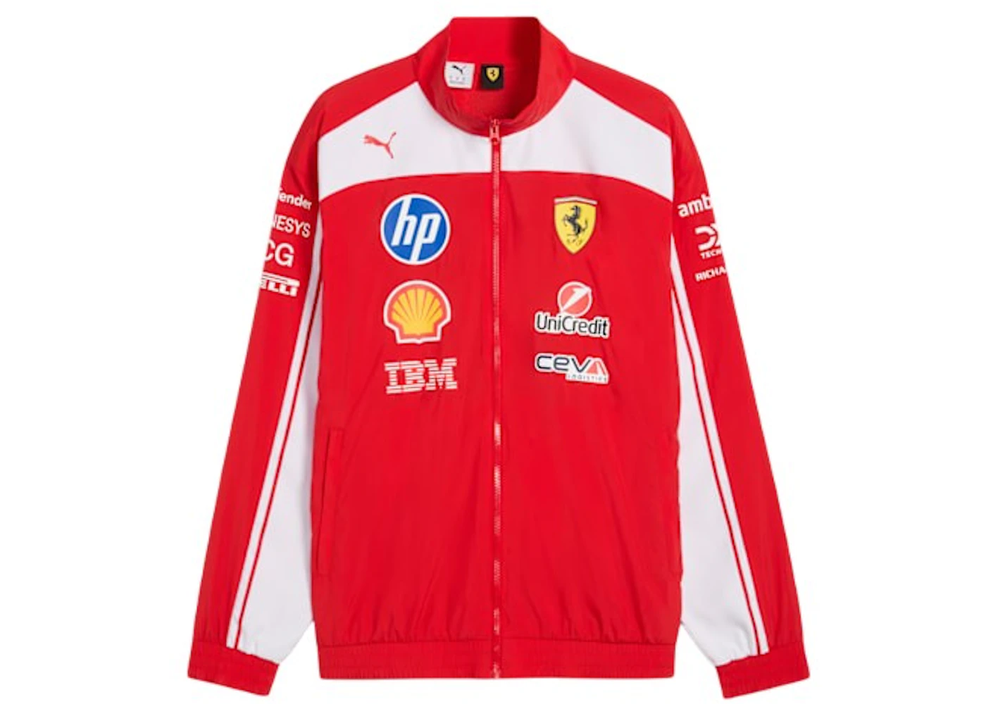 Puma Scuderia Ferrari HP Replica Men's Drivers Authentic Track Jacket Puma Red