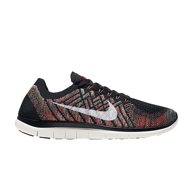Nike Free 4.0 Flyknit 'Black Multi-Color'