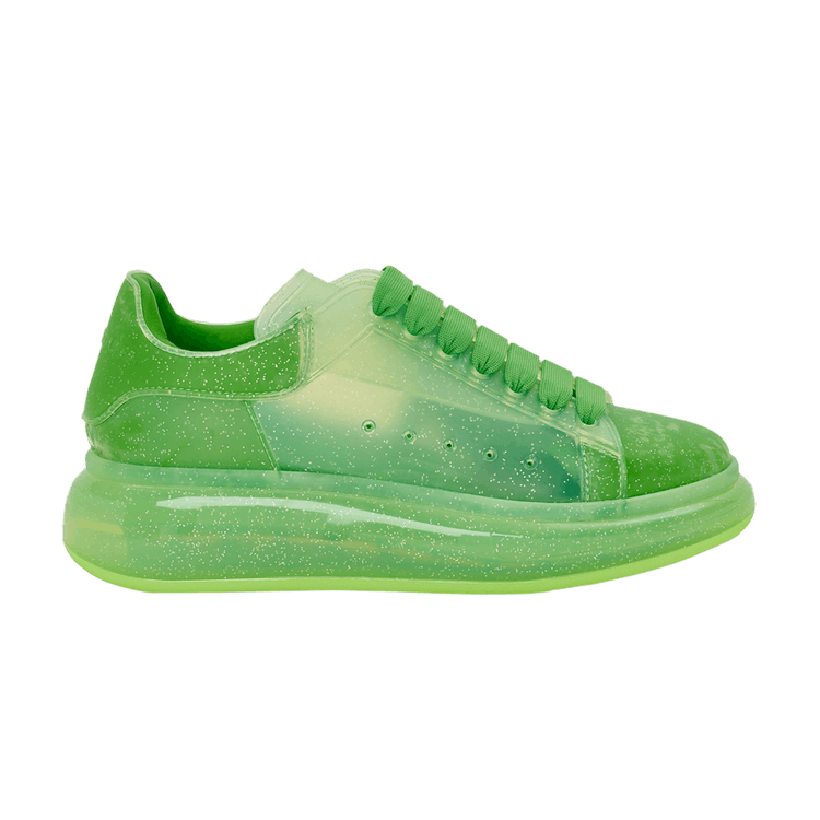 Alexander McQueen Wmns Oversized Sneaker 'Transparent - Acid Green'