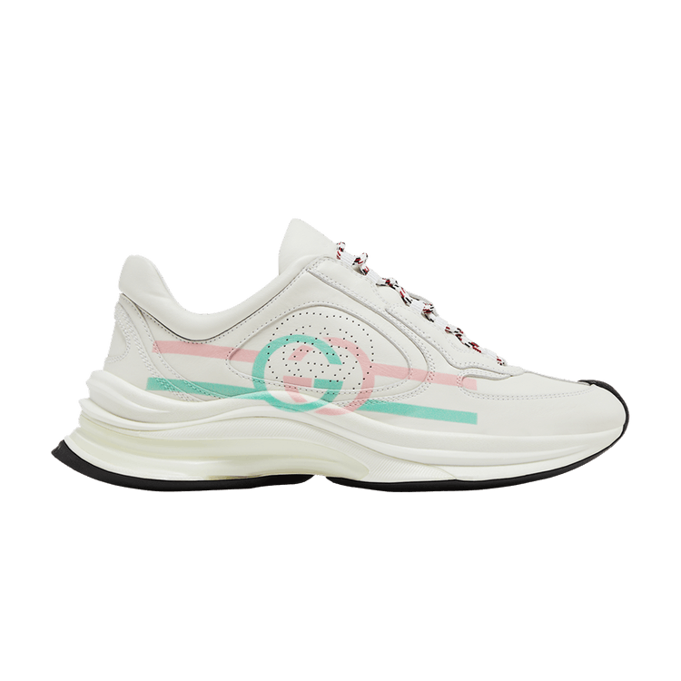 Gucci Wmns Run Sneaker 'White Pink Turquoise'