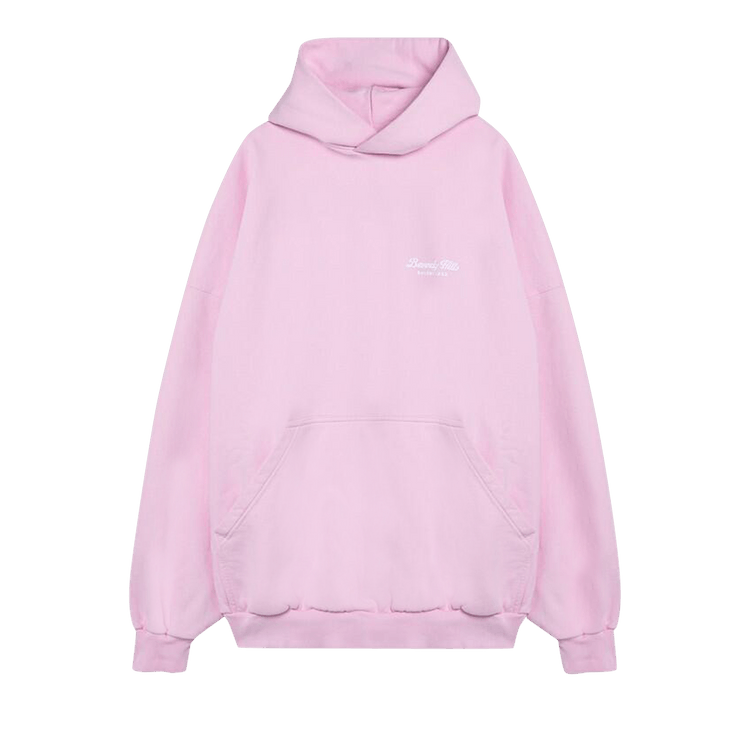 Balenciaga Large Fit Hoodie 'Light Pink/White'