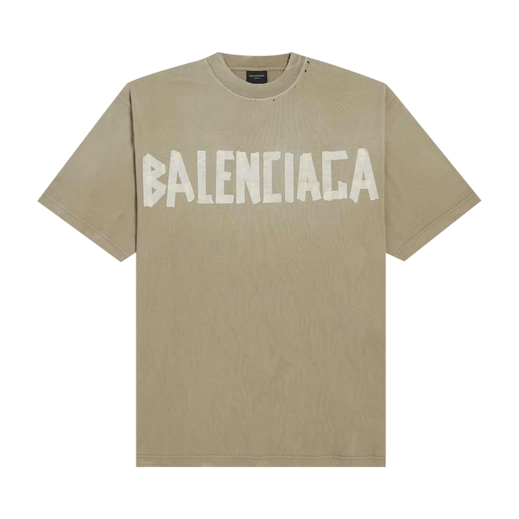 Balenciaga Tape Type T-Shirt 'Army Green'