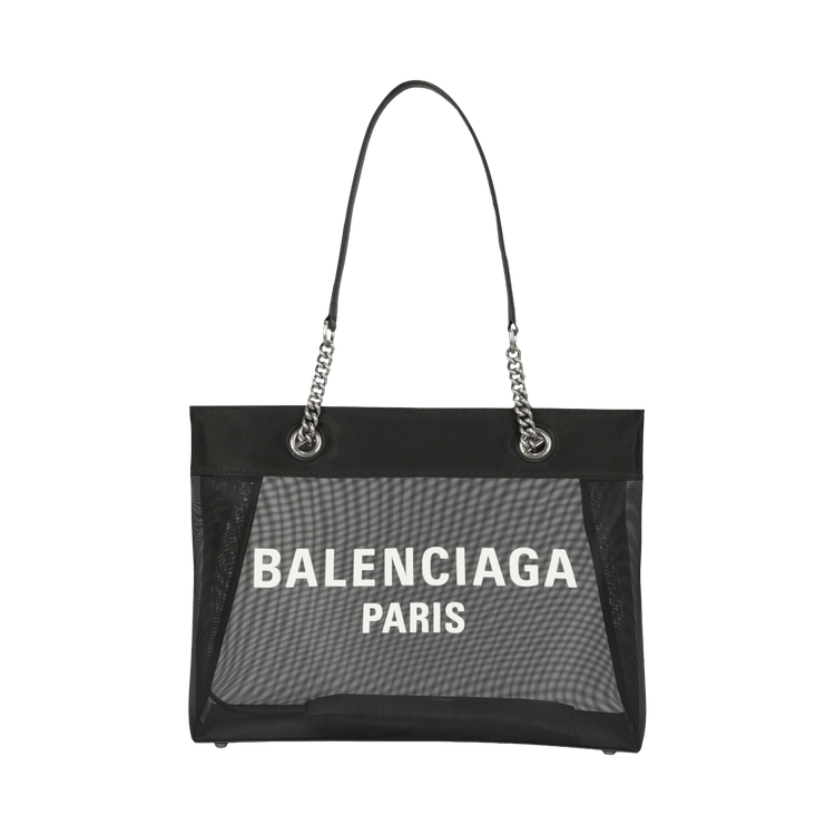 Balenciaga Mesh Duty Free Tote 'Black/White'