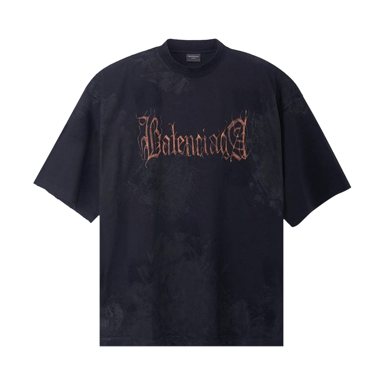 Balenciaga Metal Oversized T-Shirt 'Black'
