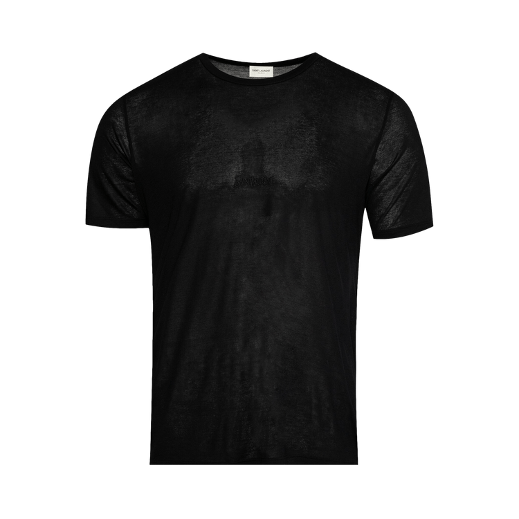 Saint Laurent Crewneck Short-Sleeve T-Shirt 'Black'