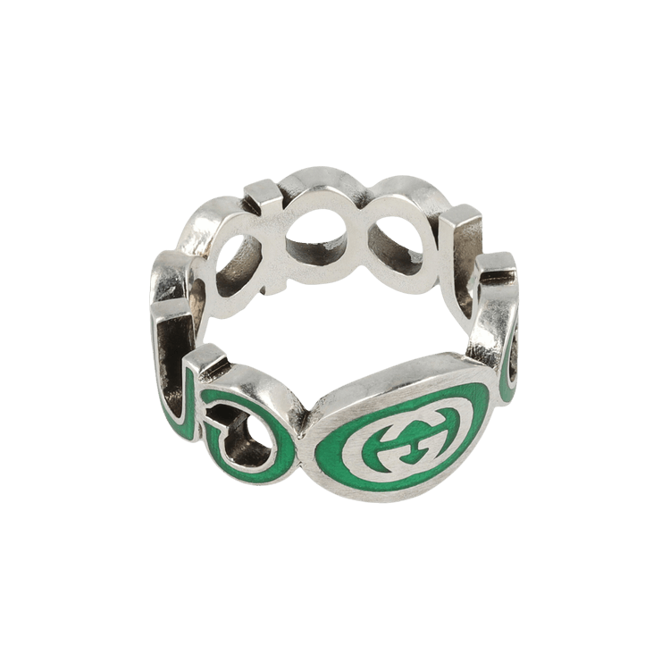Gucci Interlocking G Ring 'Silver'