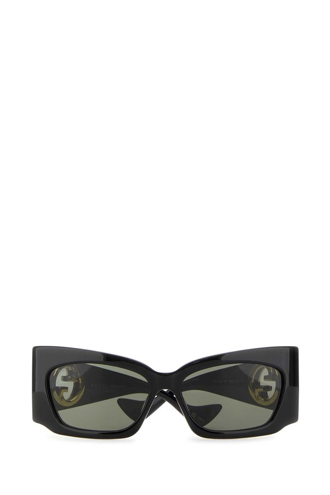 Gucci Eyewear Interlocking G Geometric Frame Sunglasses