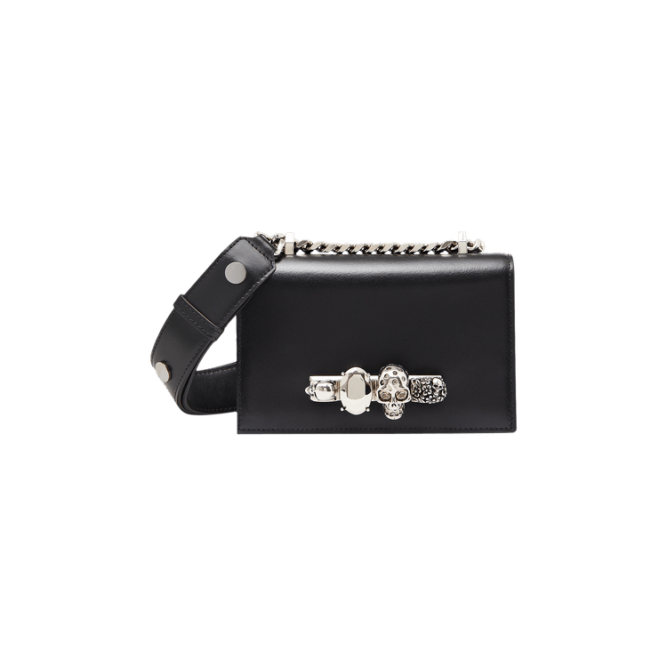 Alexander McQueen The Biker Mini Jewelled Satchel 'Black'