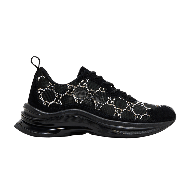 Gucci Wmns Run Sneaker 'GG Crystal - Black'