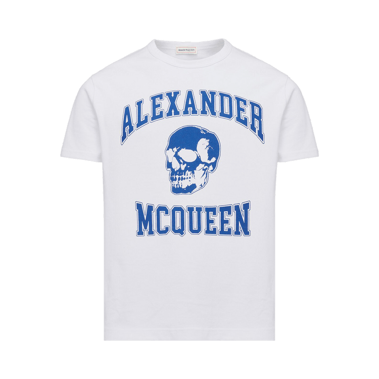 Alexander McQueen Varsity T-Shirt 'White/Ivory'