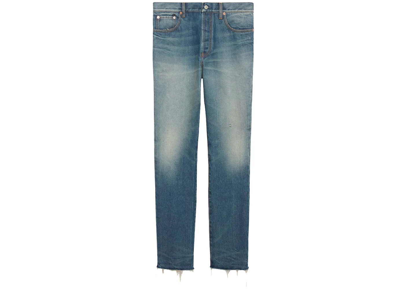 Gucci Denim Pant with Label Blue