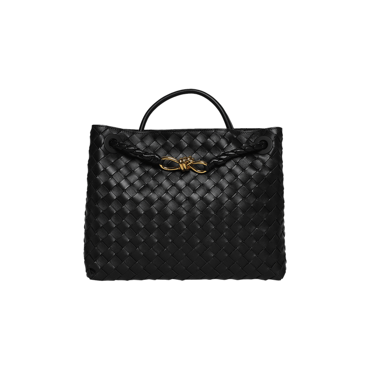 Bottega Veneta Medium Andiamo Bag 'Black/Brass'