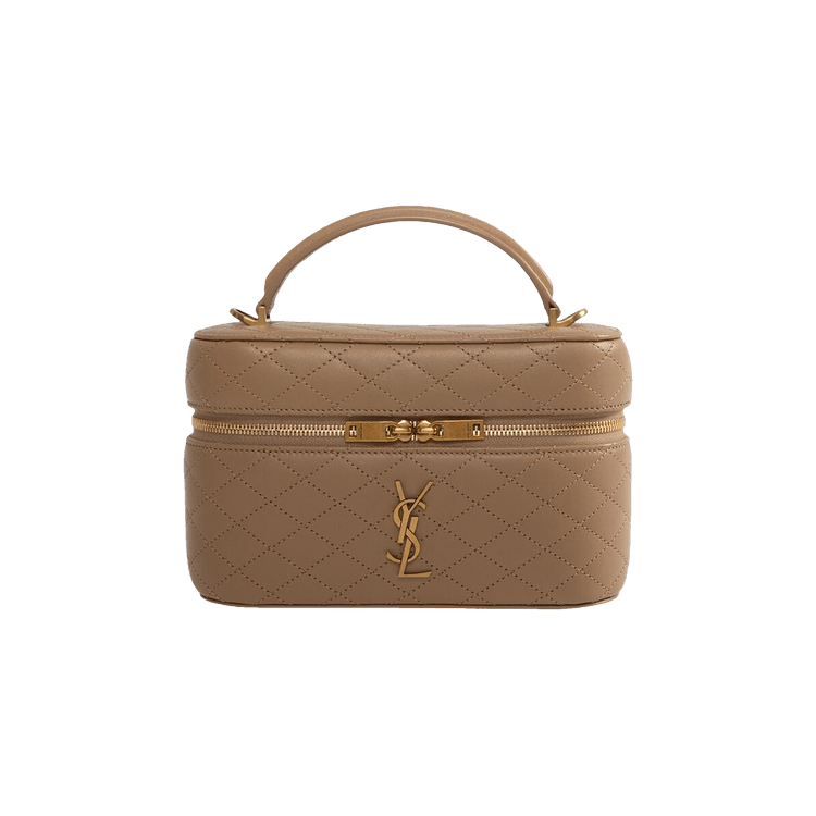 Saint Laurent Mini Gaby Vanity Bag 'Dark Toffee'