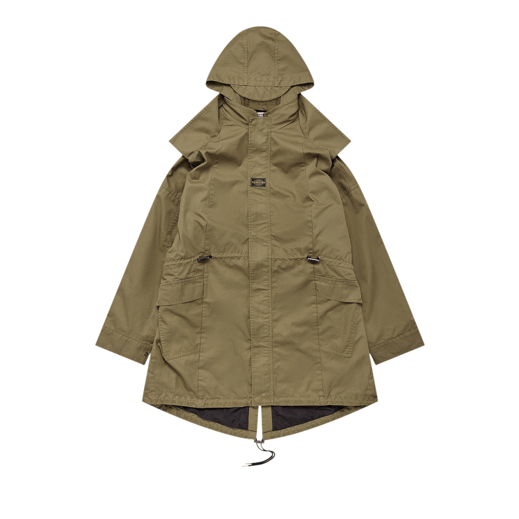 Martine Rose Half Stretch Trench Coat 'Green Khaki'