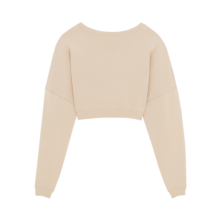 Saint Laurent Cropped Sweater 'Powder'