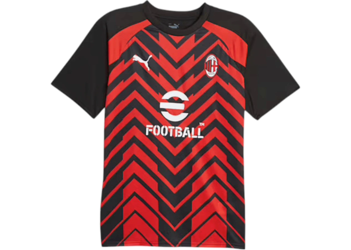 Puma AC Milan Prematch Jersey For All Time Red/Black