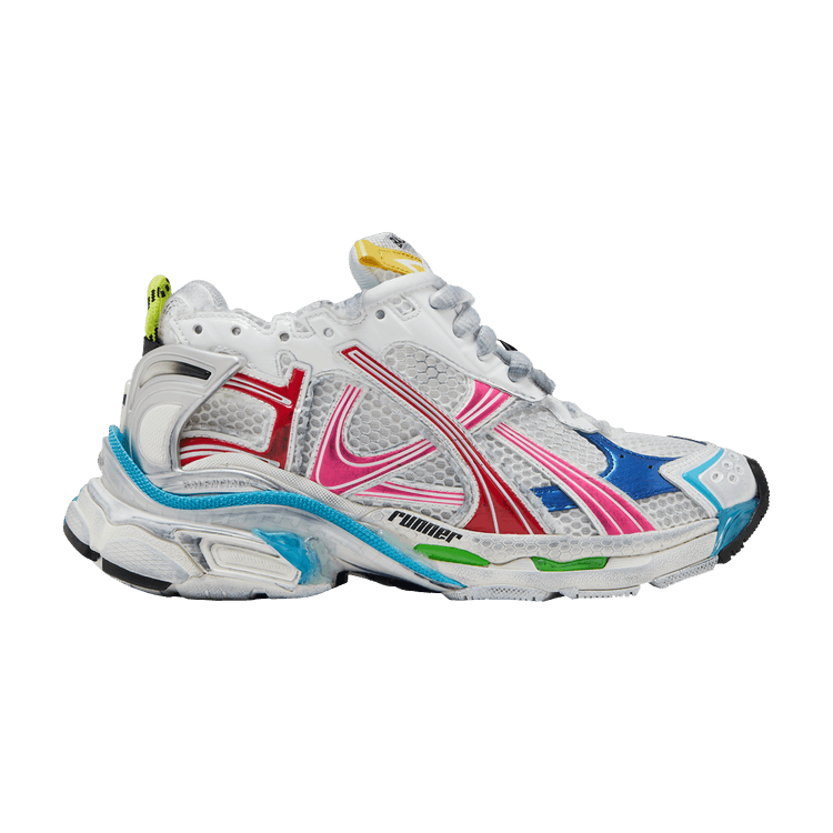 Balenciaga Wmns Runner Sneaker 'Worn-Out - White Multi-Color'