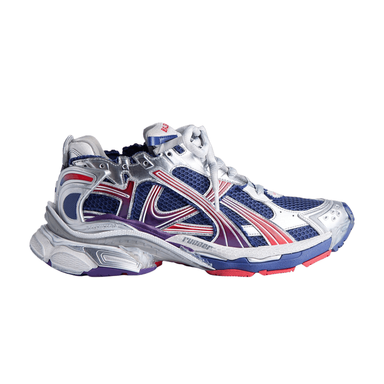 Balenciaga Runner Gradient Sneaker 'Navy Red Grey'