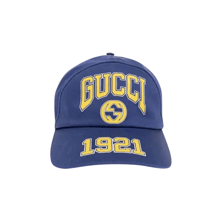 Gucci 1921 Logo Baseball Hat 'Blue'