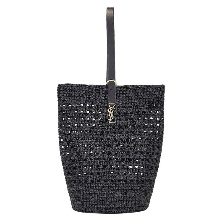 Saint Laurent Large Cécile Bucket Bag 'Noir'