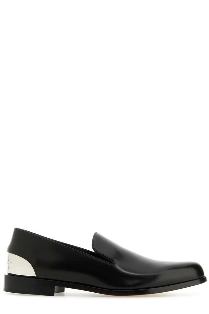 Alexander McQueen Round-Toe Slip-On Loafers