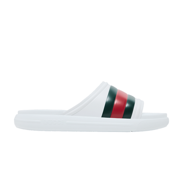 Gucci Web Slide Sandal 'White Green Red'