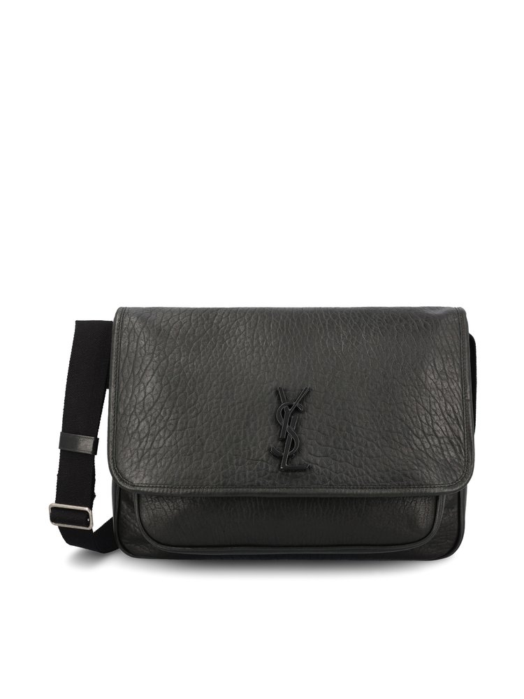 Saint Laurent Niki Logo Plaque Messenger Bag