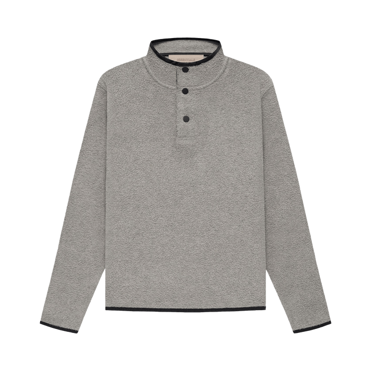 Fear of God Essentials Kids Polar Fleece Pullover 'Dark Oatmeal'