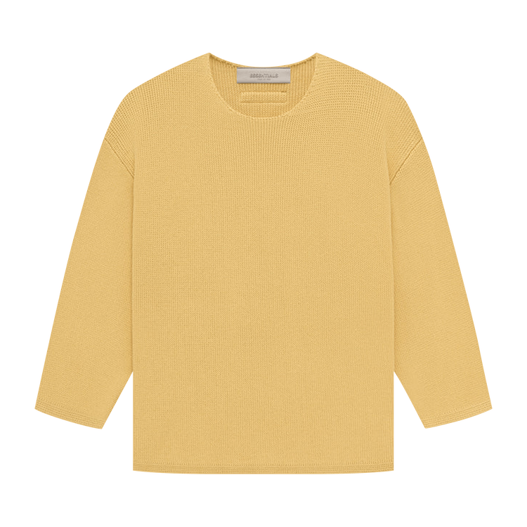Fear of God Essentials Kids Rawneck Knit Sweater 'Light Tuscan'