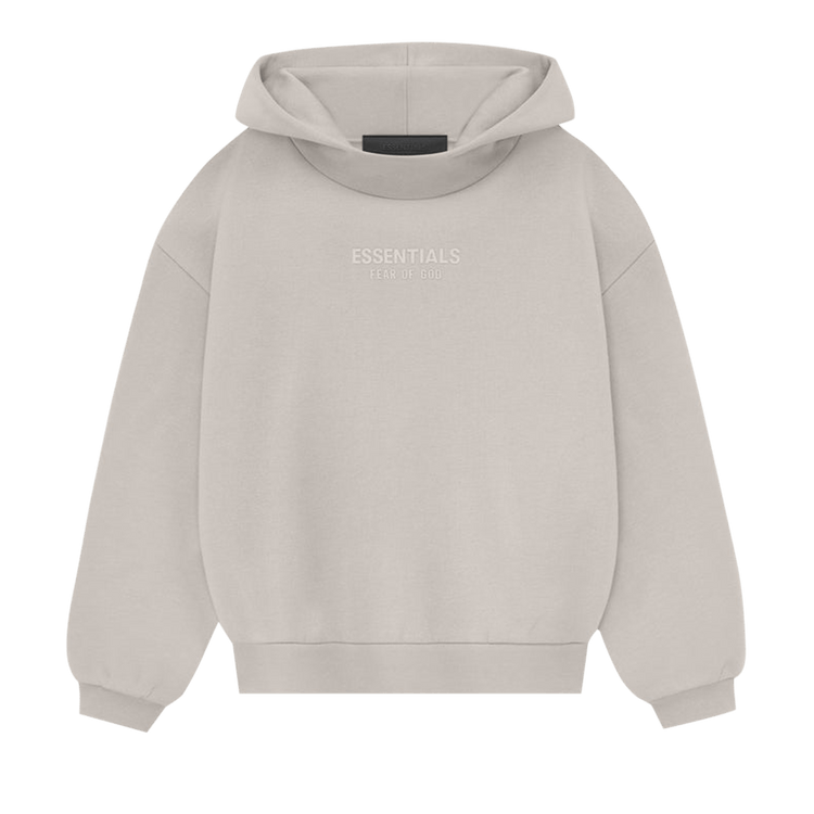 Fear of God Essentials Kids Hoodie 'Silver Cloud'