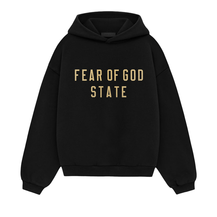Fear of God Essentials Kids Fleece Hoodie 'Black'