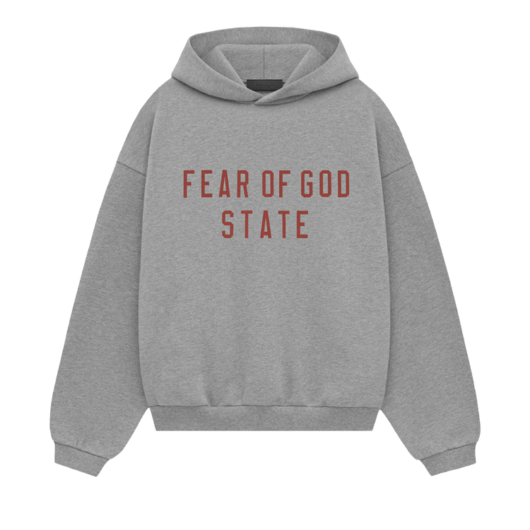 Fear of God Essentials Kids Fleece Hoodie 'Dark Heather'