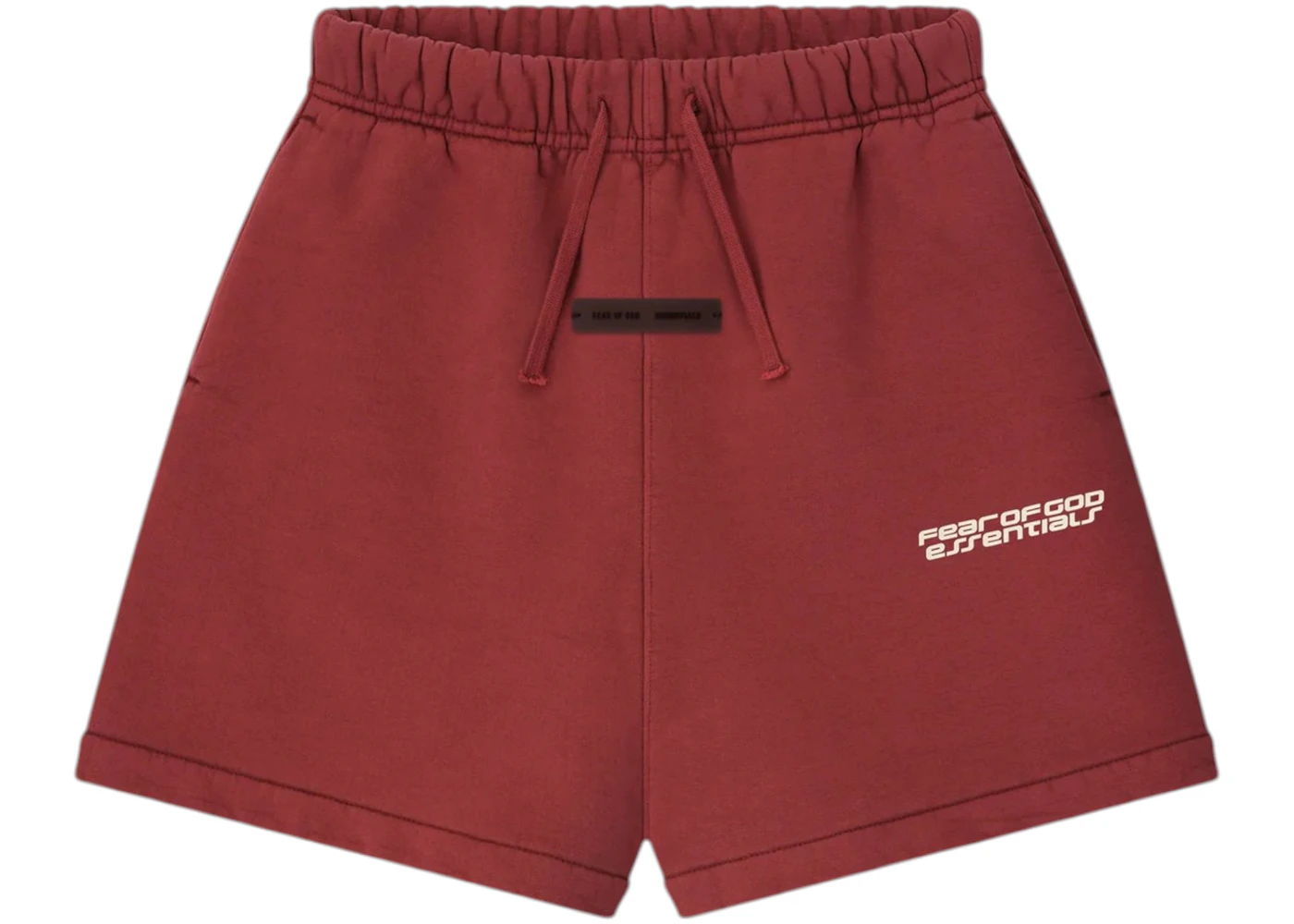 Fear of God Essentials Kids Heavy Fleece Classic Sweatshort Crimson