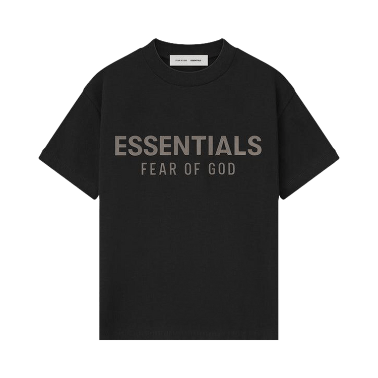 Fear of God Essentials Kids Classic Crew Neck T-Shirt 'Jet Black'