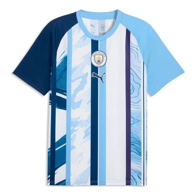 PUMA x Manchester City Warmup Jersey 'PUMA White Blazing Blue'