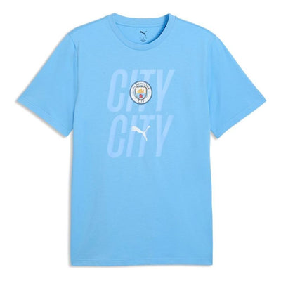 PUMA x Manchester City ftblCulture T-Shirt 'Team Light Blue Blue Guppy'