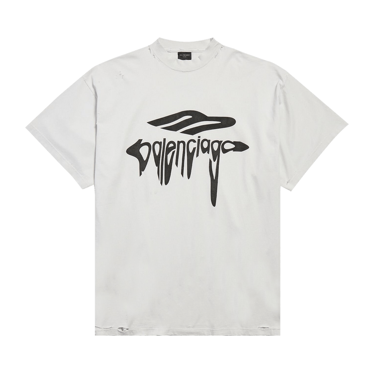 Balenciaga Oversized T-Shirt 'Dirty White/Black'