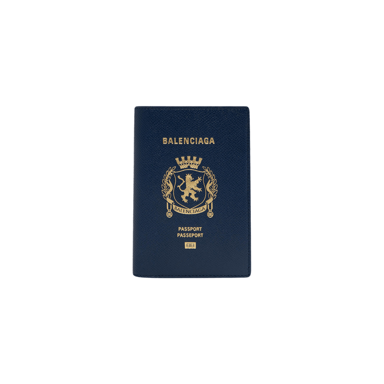 Balenciaga Passport Long Wallet 1 'Blue'