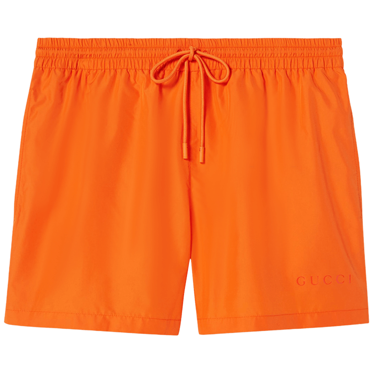 Gucci Technical Poplin Swim Short 'Bright Orange'