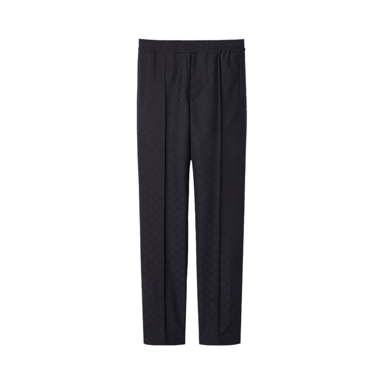 Gucci Jacquard Trousers 'Ink'