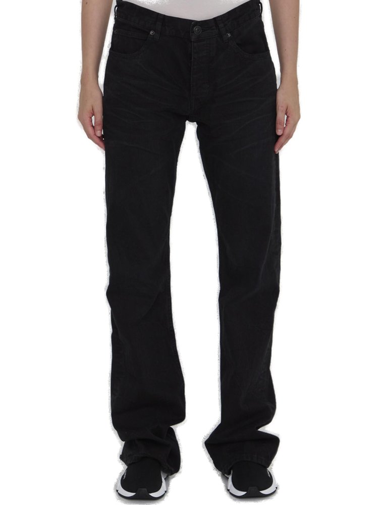 Balenciaga Low-Waisted Straight-Leg Jeans