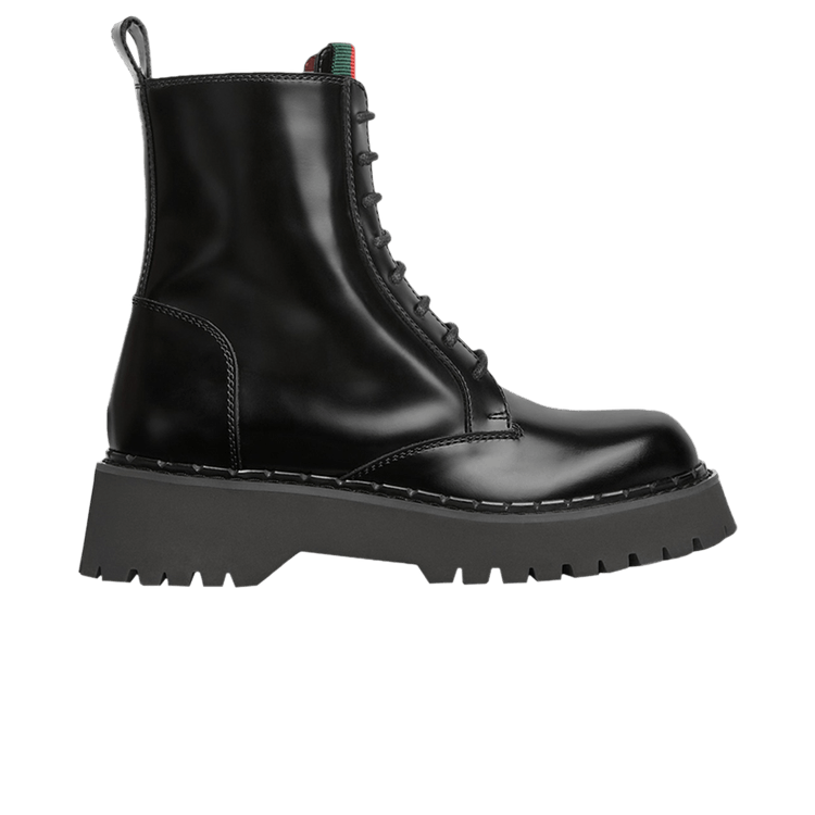 Gucci Wmns Web Ankle Boot 'Black'
