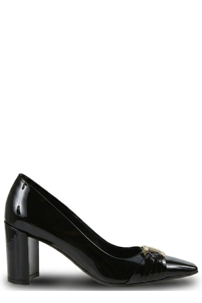 Ferragamo Gancini Draped Heeled Pumps