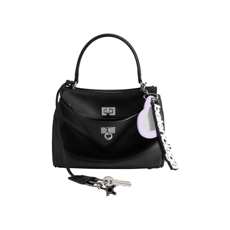 Balenciaga Rodeo Handbag Mini With Charms 'Black'
