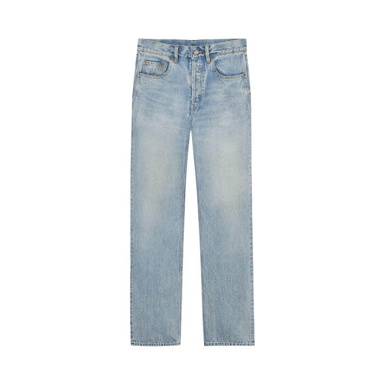 Saint Laurent Loose Straight Jean 'South Blue'