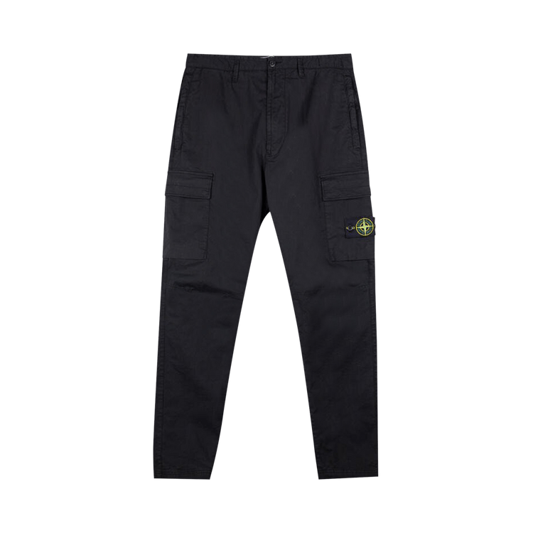 Stone Island Stretch Cargo Pant 'Black'